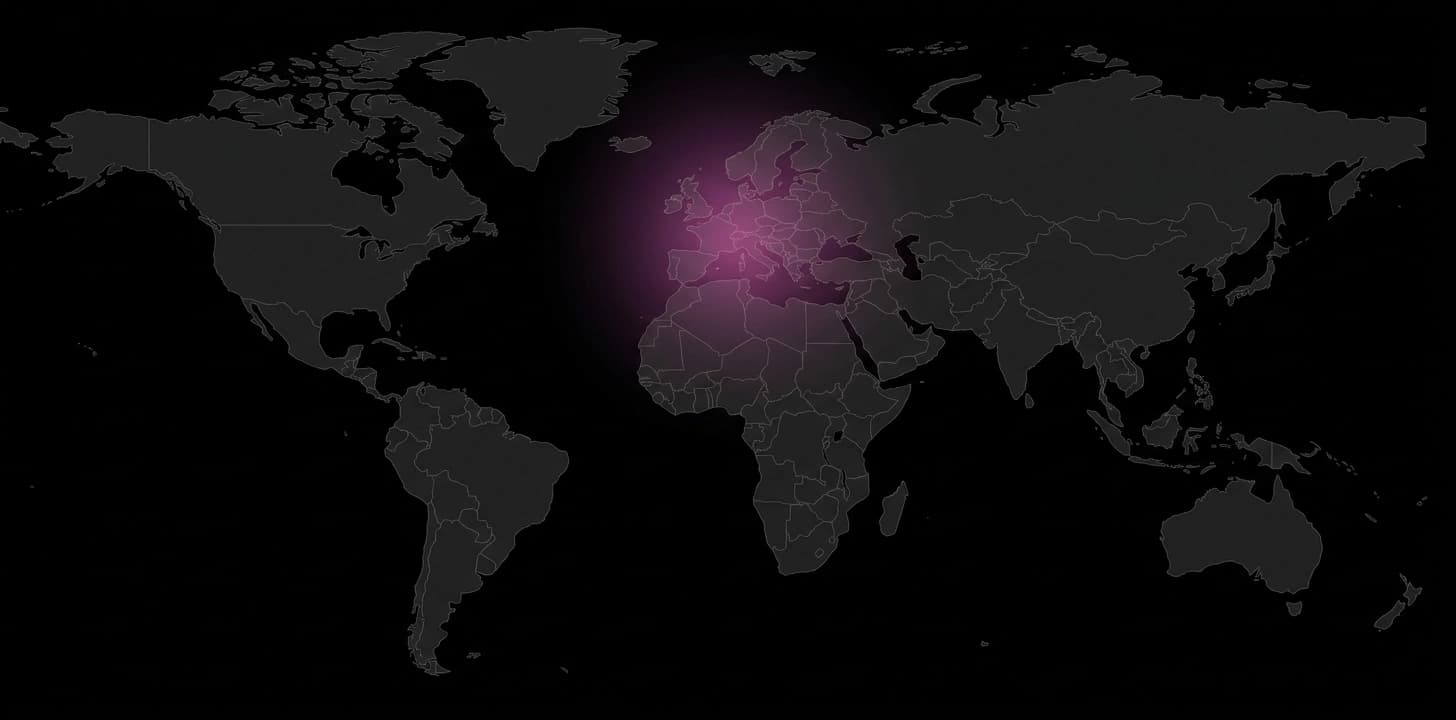 World map showing Reins office locations